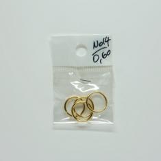 Gold Plated Hoops 14mm