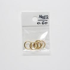 Gold Plated Hoops 12mm