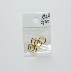 Gold Plated Hoops 11mm