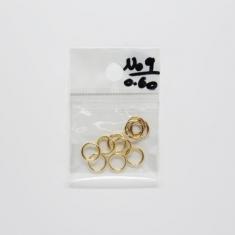 Gold Plated Hoops 9mm
