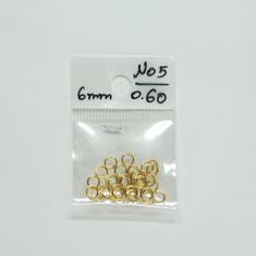 Επίχρυσοι Κρίκοι 5mm