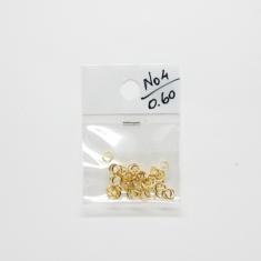 Επίχρυσοι Κρίκοι 4mm