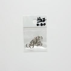 Silver Metal Hoops 7mm