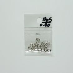 Silver Metal Hoops 5mm