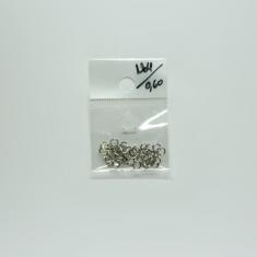 Silver Metal Hoops 4mm