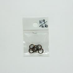 Copper Metal Hoops 9mm