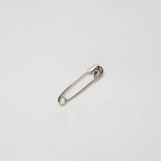 Metal Safety Pin Silver (2.2x0.6cm)