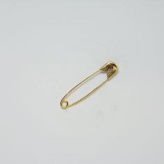 Gold Plated Safety Pin (2.7x0.7cm)