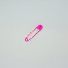 Metal Safety Pin Pink (3x0.7cm)