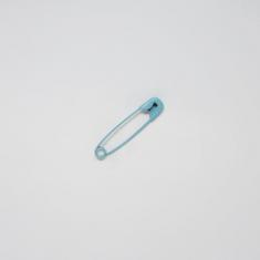 Metal Safety Pin Light Blue (3x0.7cm)