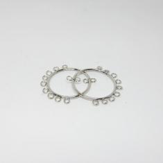 Metal Hoops with Connectors 3cm