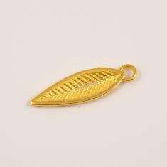 Gold Plated "Leaf" (2x0.5cm)