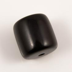 Ακρυλική Χάντρα Μαύρη (1.4x1.3cm)