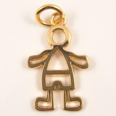 Gold Plated Metal Boy (3x1.6cm)