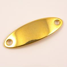 Gold Plated Metal Plate (3.5x1cm)