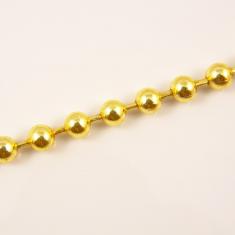 Επίχρυση Αλυσίδα Μπιλάκι 6mm
