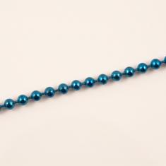 Μεταλλική Αλυσίδα Μπιλάκι Πετρόλ 2mm