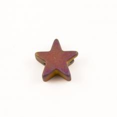 Αιματίτης Αστέρι Καφέ 0.6x0.6cm