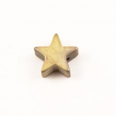 Αιματίτης Αστέρι Μπεζ 0.6x0.6cm