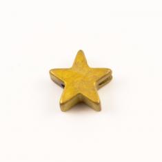 Αιματίτης Αστέρι Χρυσό 0.6x0.6cm