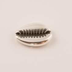 Metal Shell Silver (1.9x1.3cm)