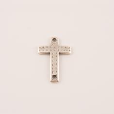 Metal Cross Silver (2.2x1.5cm)