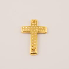 Gold Plated Cross (2.2x1.5cm)