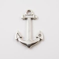 Metal Anchor Silver (3.6x2.4)