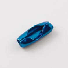 Κούμπωμα Αλυσίδας Καζανάκι Μπλε 2mm