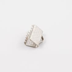 Μεταλλικός Ακροδέκτης Ασημί (0.8x0.6cm)