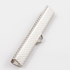 Μεταλλικός Ακροδέκτης Ασημί (3.5x0.5cm)