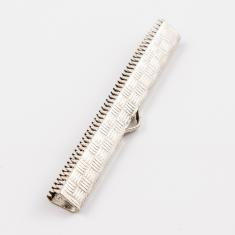 Μεταλλικός Ακροδέκτης Ασημί (3.8x0.5cm)