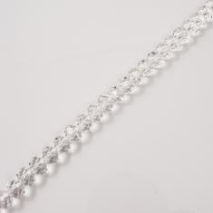 Πολυγωνικές Χάντρες Διάφανες 8mm