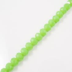 Πολυγωνικές Χάντρες Πράσινο Ματ 10mm