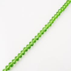 Σειρά Πολυγωνικές Χάντρες Πράσινες 6mm