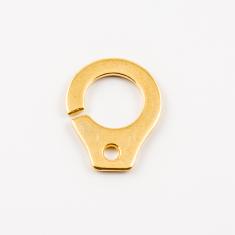 Gold Plated Metal Handcuff (1.5x1.2cm)