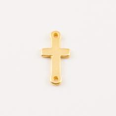 Gold Plated Cross (1.5x0.8cm)