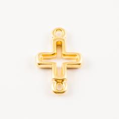 Gold Plated Cross (1.7x1.1cm)