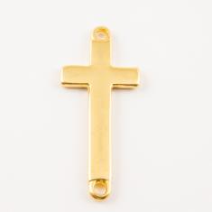 Gold Plated Cross (3.5x1.6cm)