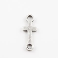 Metal Cross Silver (1.7x0.7cm)