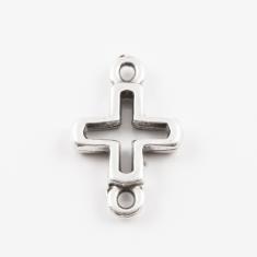 Metal Cross Silver (1.7x1.1cm)