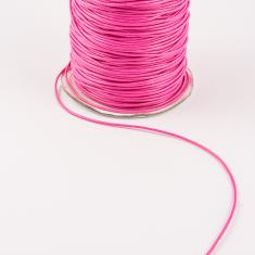 Waxed Linnen Cord Fuchsia (1mm)