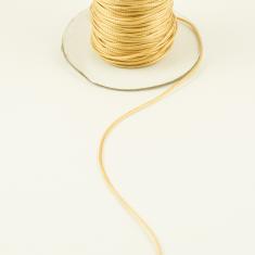 Waxed Linnen Cord Dark Gold 1mm