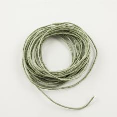 Waxed Cotton Cord Khaki 1mm