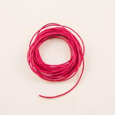 Κηρόσπαγγος Βαμβακερός Φούξια 1mm