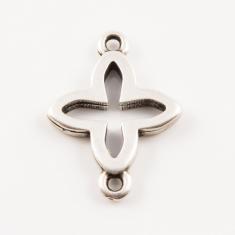 Metal Cross Silver (1.9x1.5cm)