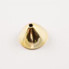 Ακρυλικό Καπελάκι Χρυσό (2.7cm)
