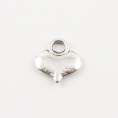 Metal Heart Silver (1x0.9cm)