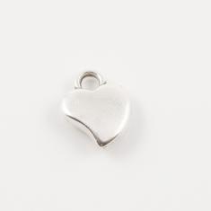 Metal Heart Silver (1x0.8cm)