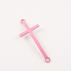 Metal Cross Pink (5.1x2.2)